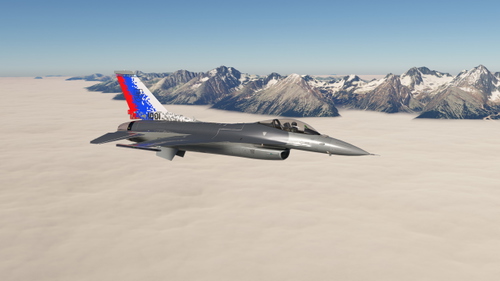 Slovak Demo Team 1001 for the first anniversary of the First Flight F-16 for the Slovak Air Force.
