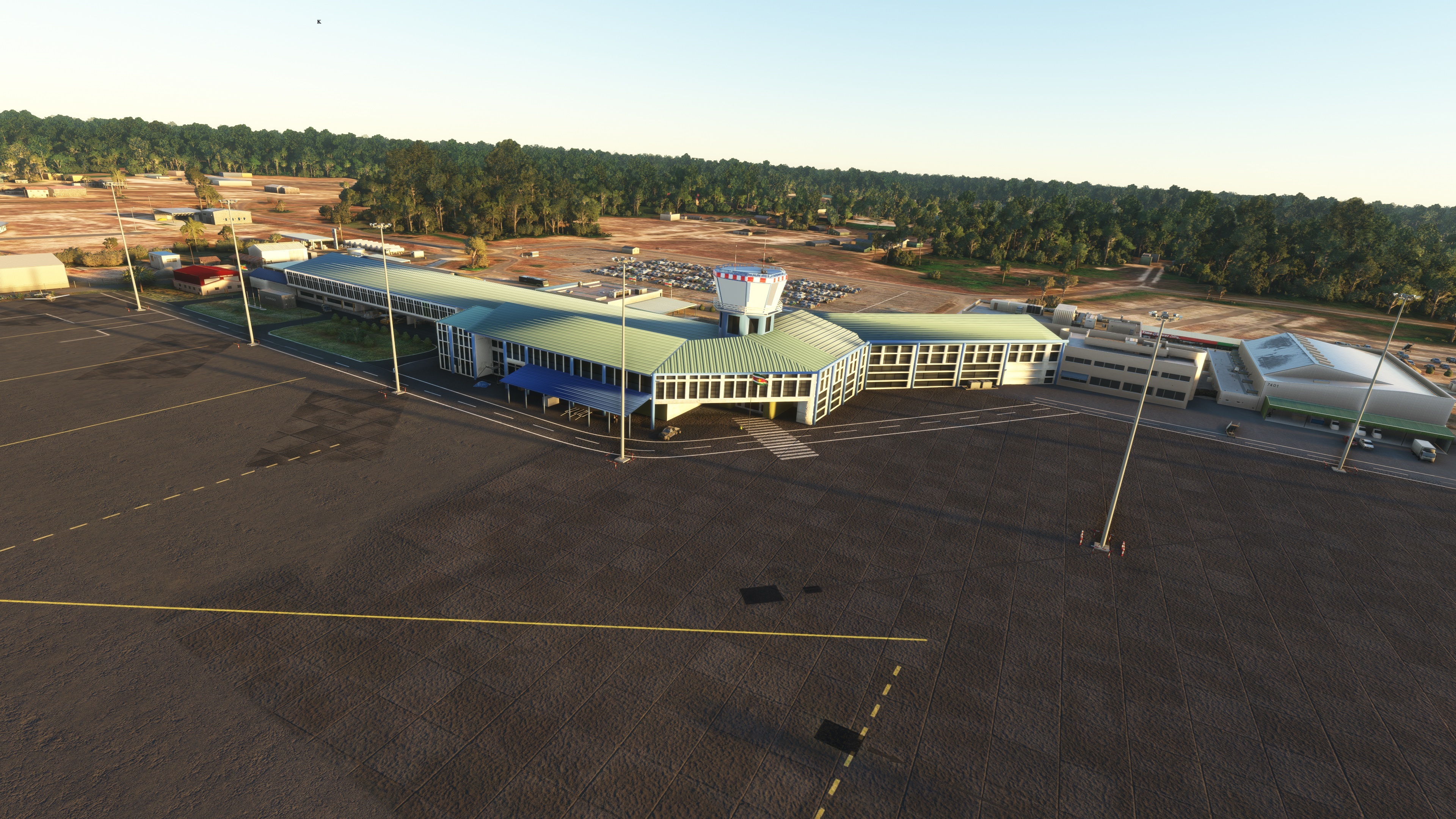 SMJP-Johan Adolf Pengel International Airport -CUSTOM TERMINAL MODEL - Image 1