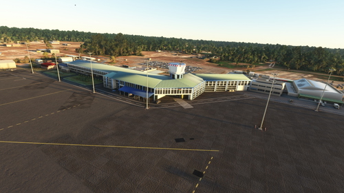 SMJP-Johan Adolf Pengel International Airport -CUSTOM TERMINAL MODEL