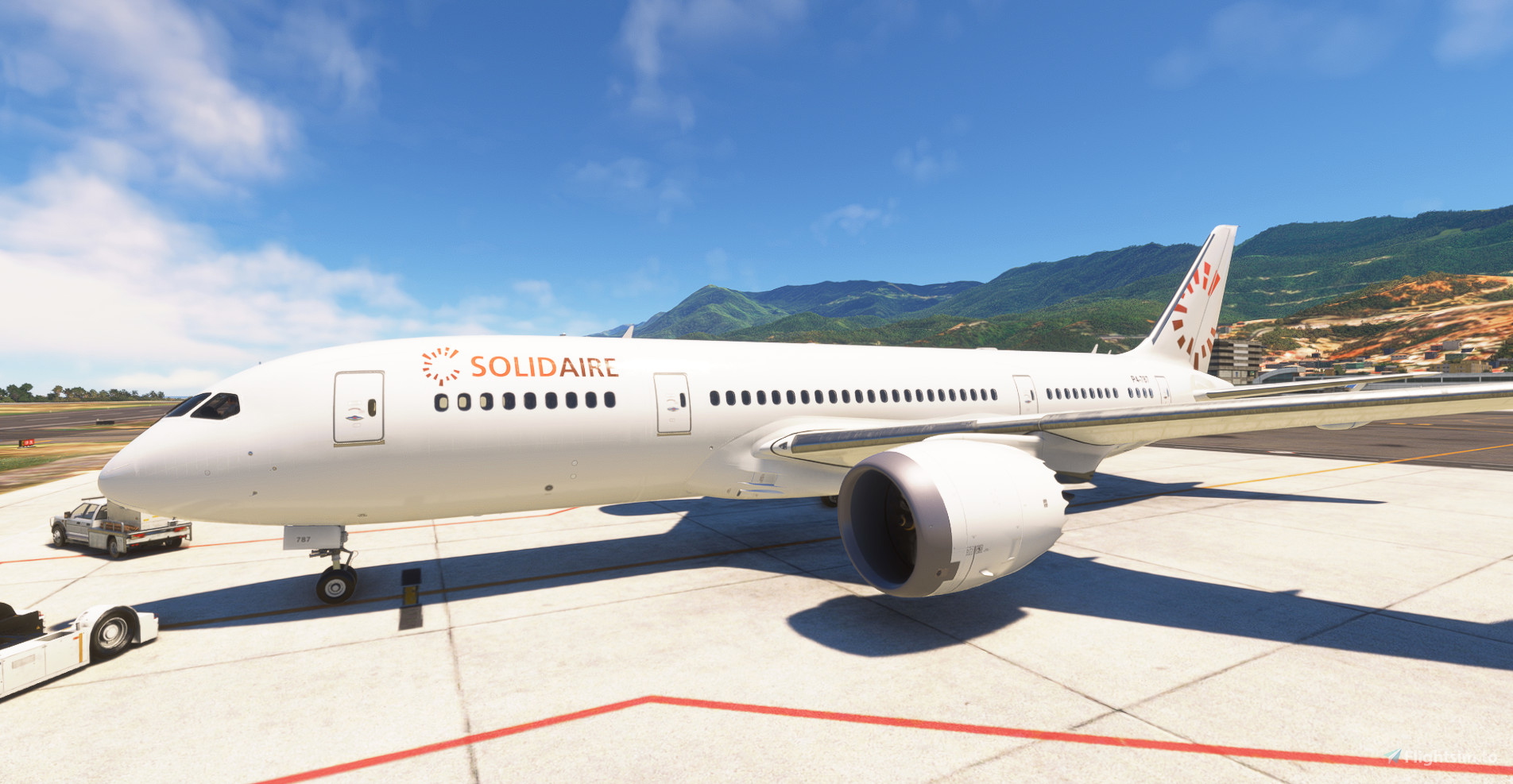 た*す様 Boeing 787 3/3]N787EX 787-8 翼を振って