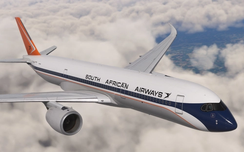 South African Airways A350-900 1970's Retro Livery Fictional