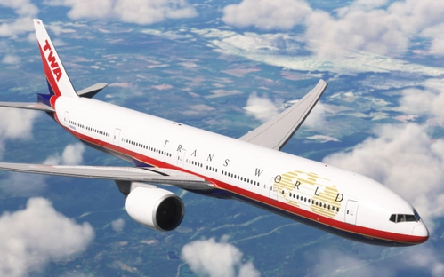 Trans World Airlines Boeing 777-300ER PMDG N91830 (Fictional)