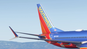 Southwest Airlines | Canyon Blue Retro Livery | B737max8 | 8k | Konrad5987 thumbnail 2