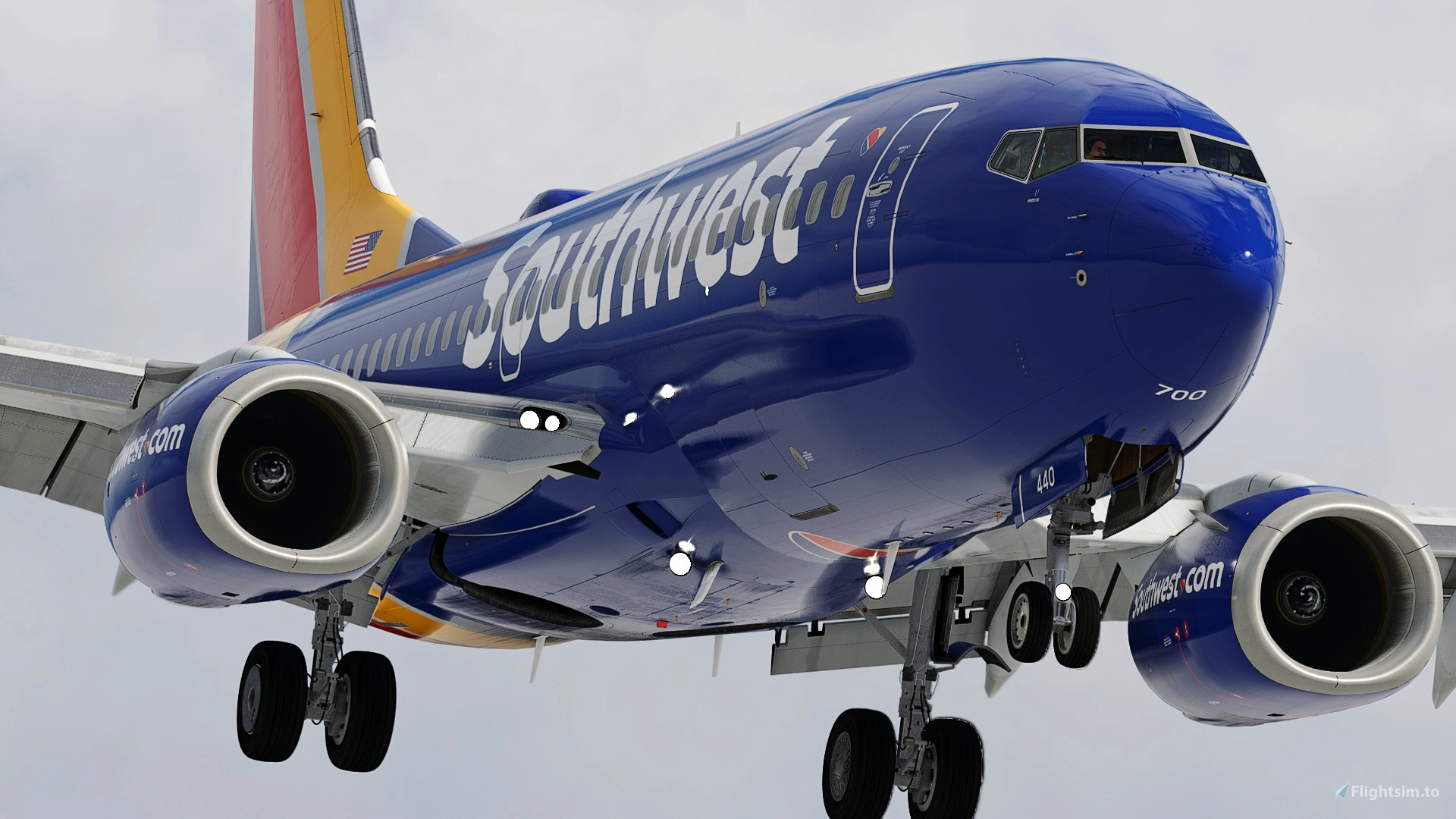 Southwest Airlines "Heart" [Pack] w/Cabin | PMDG B737-700 - Image 1