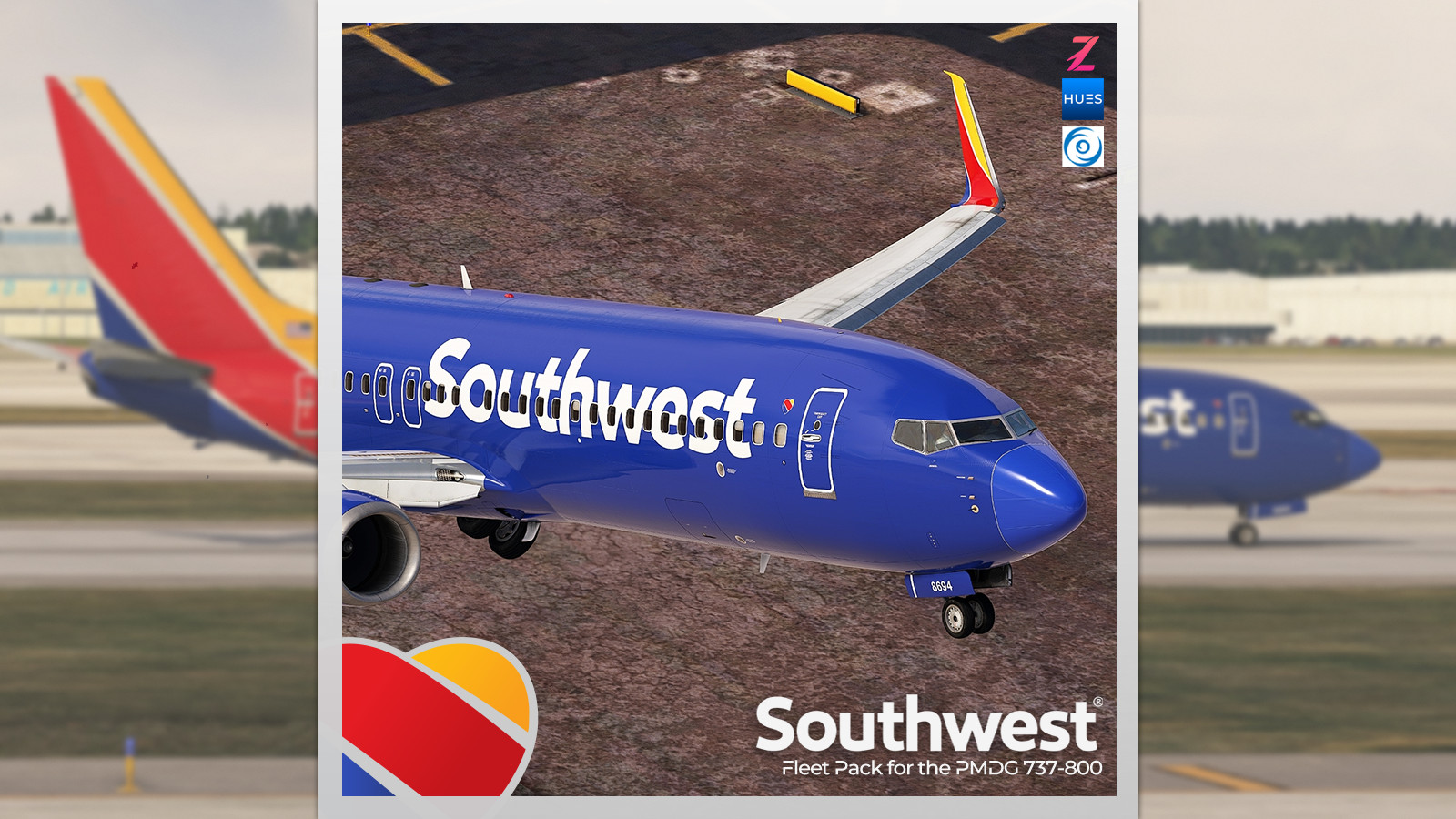 Southwest Fleet Pack w/ Cabin | PMDG 737-800 | 8K - Image 1