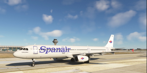 SPANAIR EC-HRG A321  IAE  FsLabs