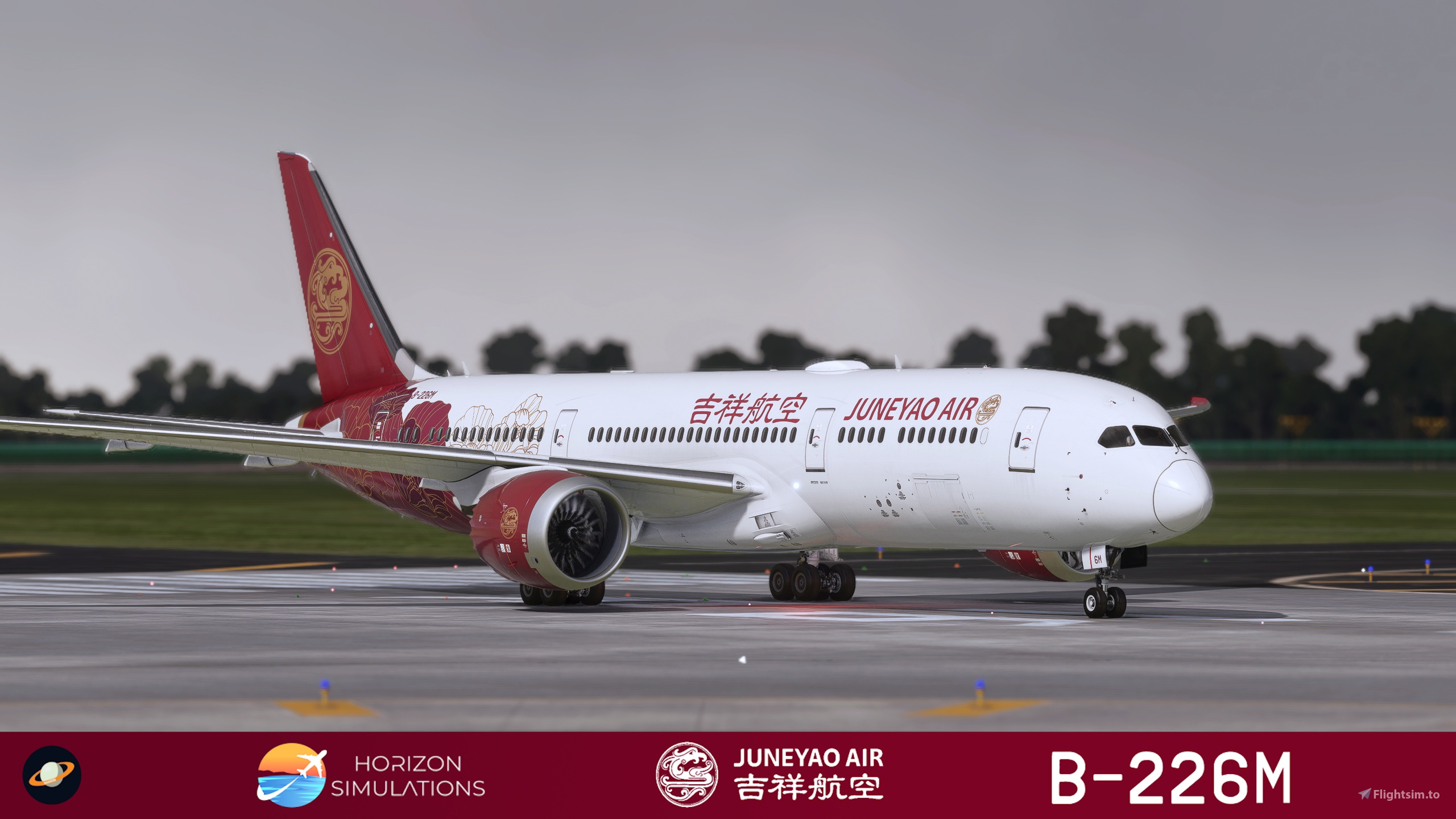 SPECIAL] Horizon Sim B789 Juneyao Air 吉祥航空