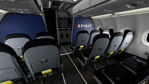 Spirit Airlines | Pack | w/Cabin | Fenix A319 (8K + 4K) thumbnail 9