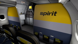 Spirit Airlines | Pack | w/Cabin | Fenix A321SL thumbnail 9