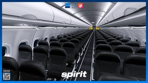 Spirit Airlines Livery Pack w/ Cabin | Fenix A320 IAE SL | 8K & 4K thumbnail 7
