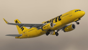 Spirit Airlines (Sharklet) | Pack | w/Cabin | Fenix A320SL  thumbnail 4