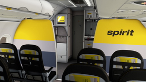 Spirit Airlines (Sharklet) | Pack | w/Cabin | Fenix A320SL  thumbnail 12