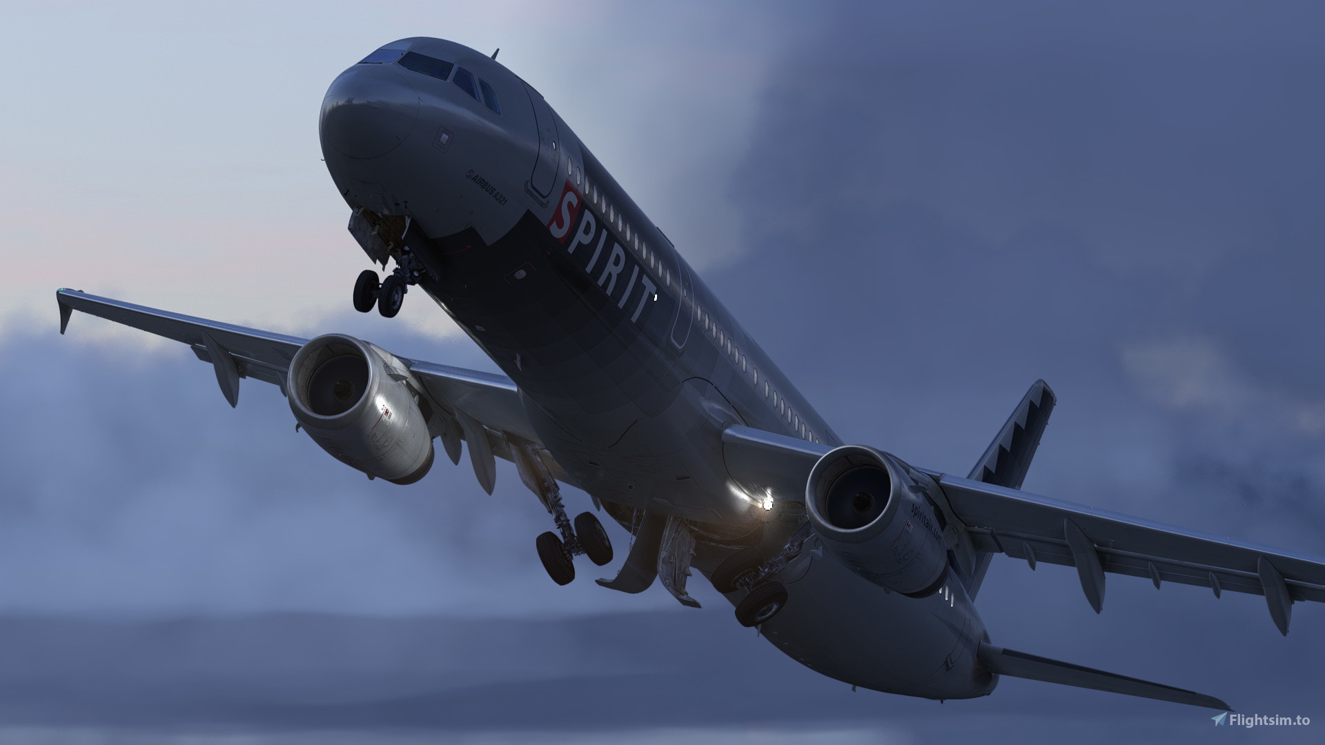 Spirit Airlines 'Silver Pixel' | N588NK | w/Cabin | Fenix A321 (8K