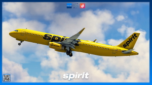 Spirit Airlines 'Sketch Titles' Livery Pack w/ Cabin | Fenix A321 | 8K & 4K thumbnail 10