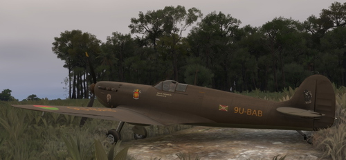 Spitfire Mk1A AH "Kivu" 9U-BAB v2