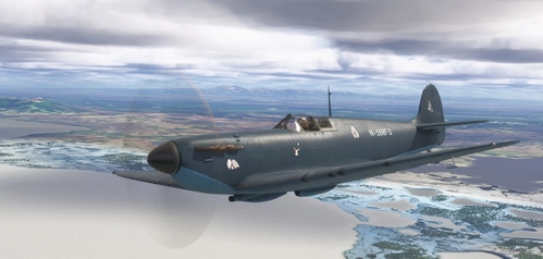 Spitfire Mk.1A blue N168FO