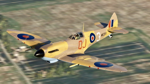 Spitfire MK356 formerly operated by BBMF