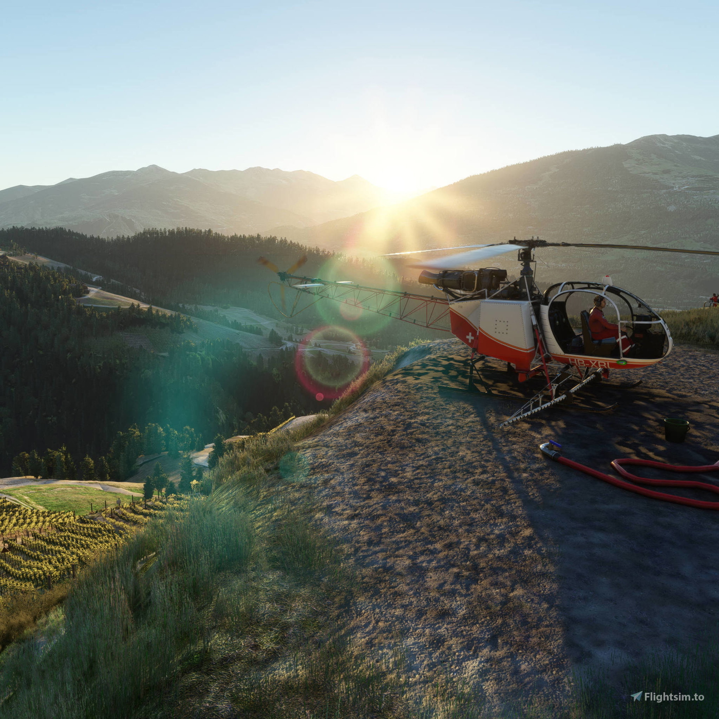 Spray Valais para Microsoft Flight Simulator MSFS