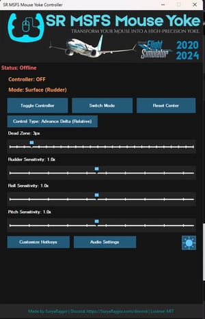 SR MSFS Mouse Yoke – Mouse Controller for MSFS 2020 & 2024 thumbnail 2