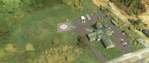 St Anne Ladies Auxiliary Hospital Helipad, Arichat, Nova Scotia, Canada