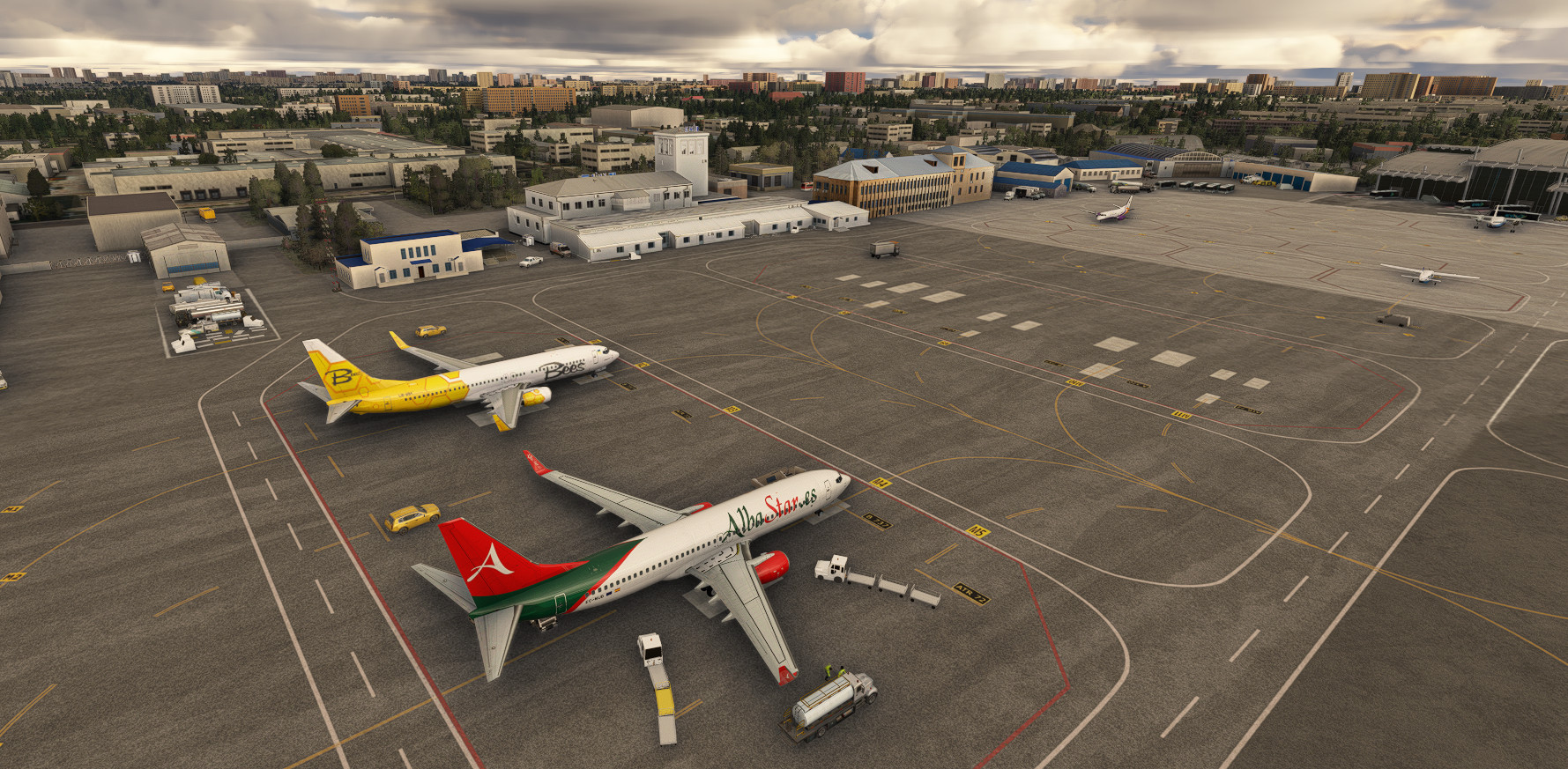 static-airplanes-for-ukkk-kyiv-zhuliany-by-kazuaravia-msfs-add-on