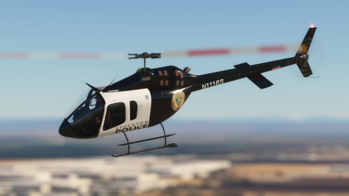 Stockton PD Falcon10 'N1116S' - jXt Simulations Bell 505