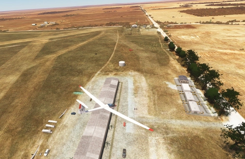 YSFL- Stonefield Airfield, Steinfeld .  Adelaide University Gliding Club South Australia 