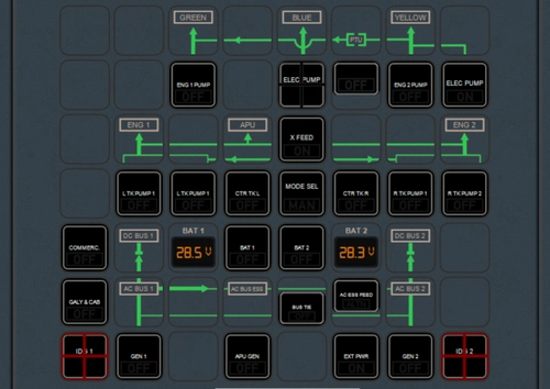 Stream Deck Mobile profile to control MSFS 2020/2024 Airbus A320 Overhead Panel