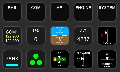 Stream Deck Profile for CJ4 (Flight Tracker) 15 Button