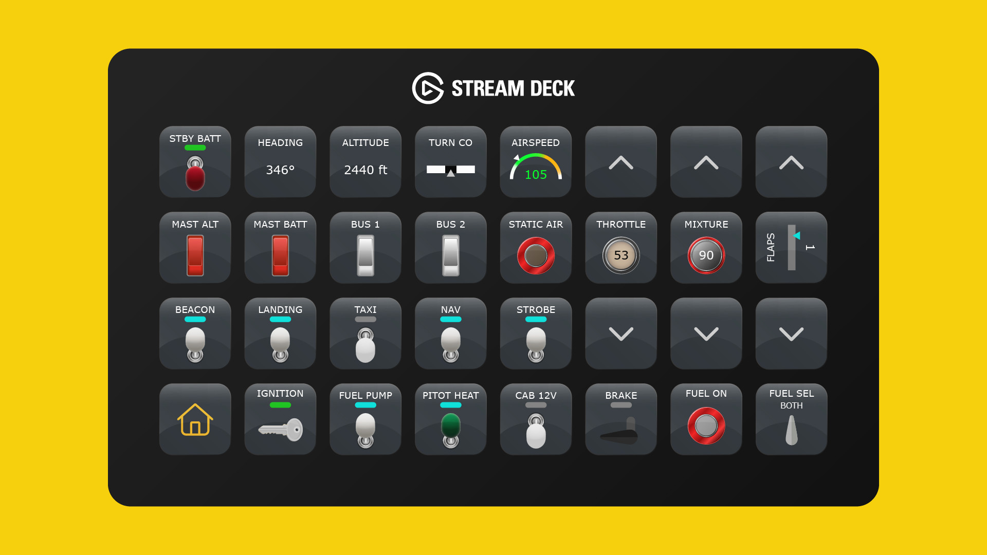Flight Panels - Stream Deck Series: Cessna 172 Skyhawk (G1000) (FS2024 ...