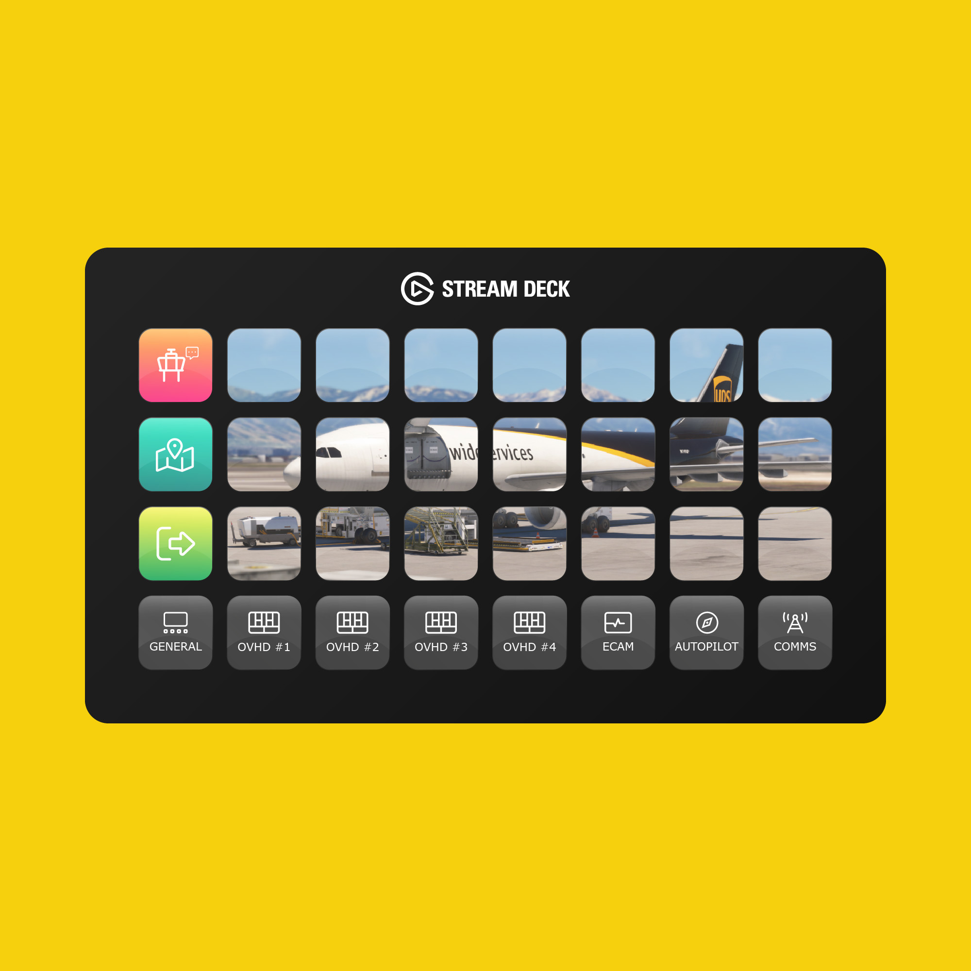 Stream Deck Series: iniBuilds Airbus A300-600R (15  Key Version)