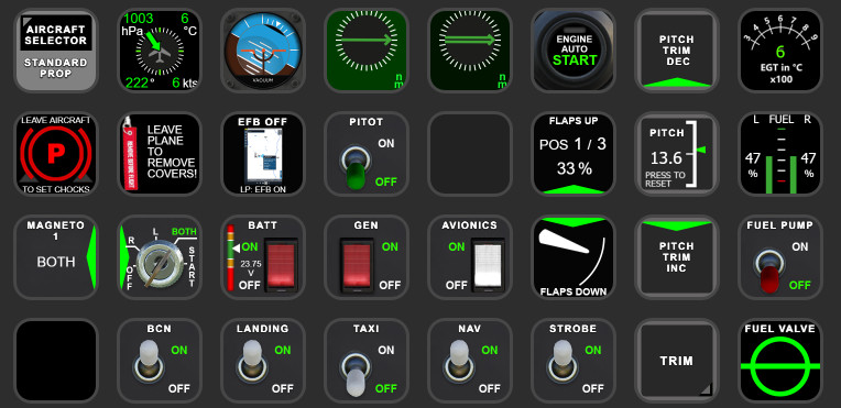 Standard Prop Plane StreamDeck profile (AAO) - Image 1