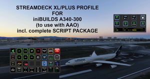 StreamDeck XL and SD+ Profile for iniBuilds A340-300 (AAO)  thumbnail 1