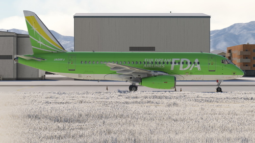 Sukhoi Superjet 100-95 Fuji Dream Airlines JA08FJ (Tea Green Livery)