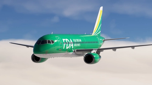 Sukhoi Superjet 100-95 Fuji Dream Airlines JA11FJ (Gree Livery)
