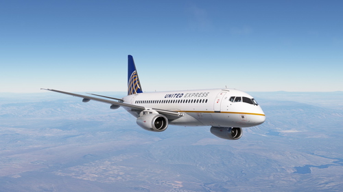 Sukhoi Superjet 100 United Express N88359