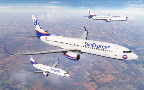 SunExpress Boeing 737-800 PMDG Mini Fleet Pack Standard Livery