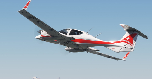 Swiss Air Force R-711 Repaint for COWS DA-42TDI
