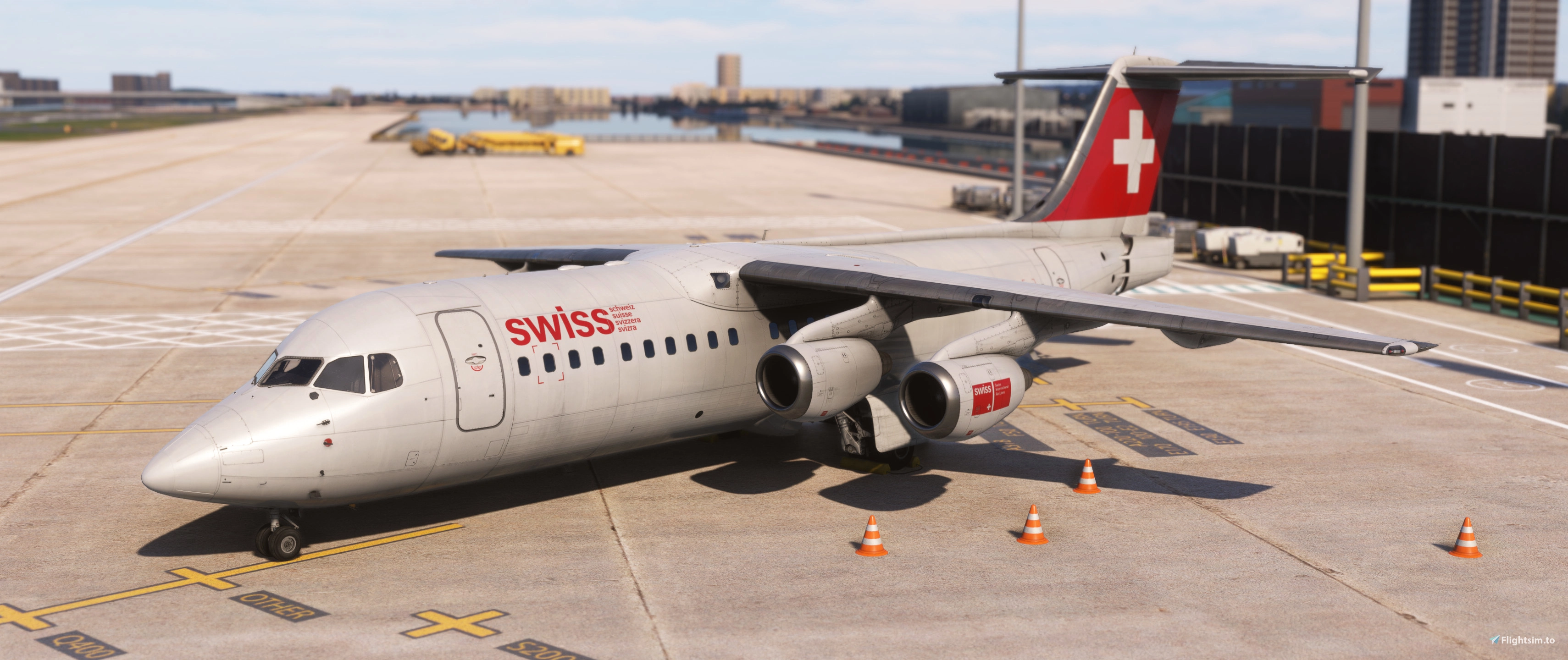 Swiss Avro RJ100 [HB-IYY] - MSFS Add-on - Flightsim.to