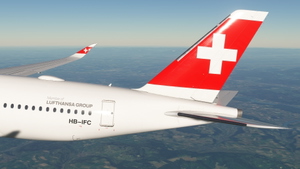 Swiss HB-IFC A350-900 thumbnail 2