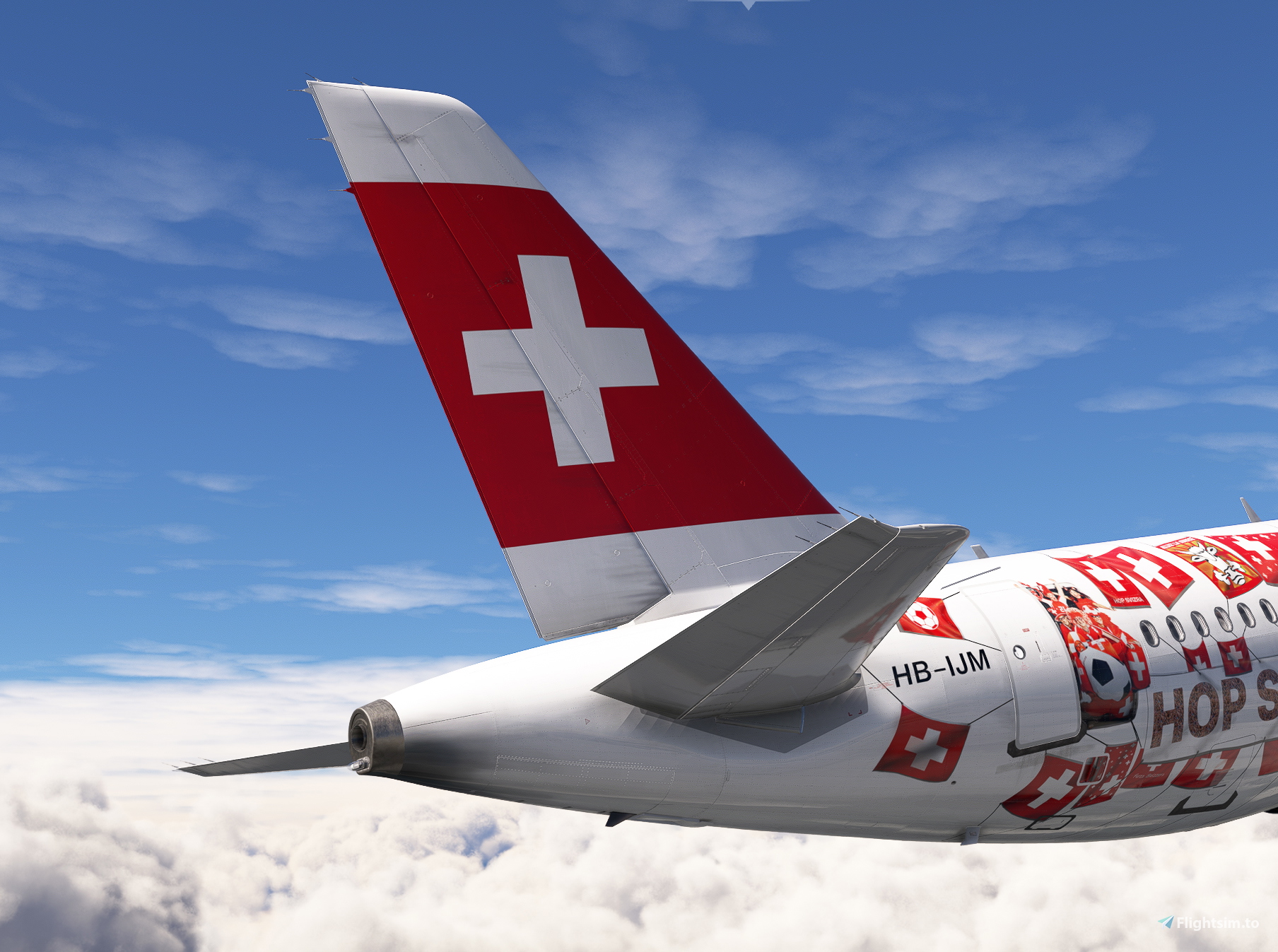 SWISS HB-IJM |2007 for Fenix Simulation A320-CFM-WF (8k