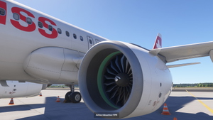 Swiss HB-JDC Red nose livery for inibuilds A320NEO MSFS2024 (with cabin) thumbnail 4