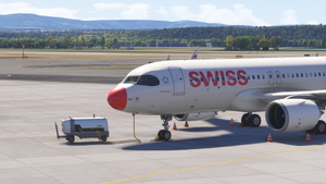 Swiss HB-JDC Red nose livery for inibuilds A320NEO MSFS2024 (with cabin) thumbnail 11