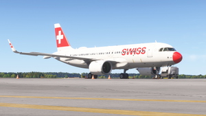Swiss HB-JDC Red nose livery for inibuilds A320NEO MSFS2024 (with cabin) thumbnail 13