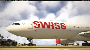 Swiss HB-JHG with LH Group Sticker livery Inibuilds A330-300RR MSFS2024 (with cabin) thumbnail 3