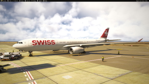 Swiss HB-JHG with LH Group Sticker livery Inibuilds A330-300RR MSFS2024 (with cabin) thumbnail 5