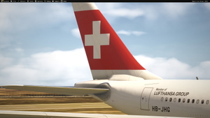 Swiss HB-JHG with LH Group Sticker livery Inibuilds A330-300RR MSFS2024 (with cabin) thumbnail 8