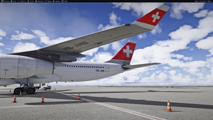 Swiss International Airlines HB-JMB Inibuilds A340-300 MSFS2024 (with cabin) thumbnail 4