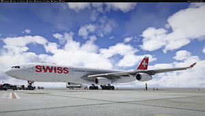 Swiss International Airlines HB-JMB Inibuilds A340-300 MSFS2024 (with cabin) thumbnail 9