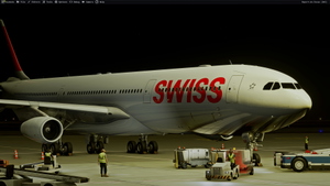 Swiss International Airlines HB-JMB Inibuilds A340-300 MSFS2024 (with cabin) thumbnail 16